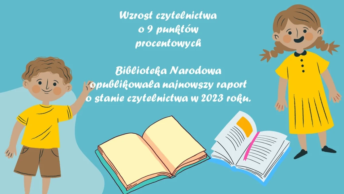 Biblioteka Narodowa opublikowała najnowszy raport o stanie czytelnictwa książek w 2023 roku.