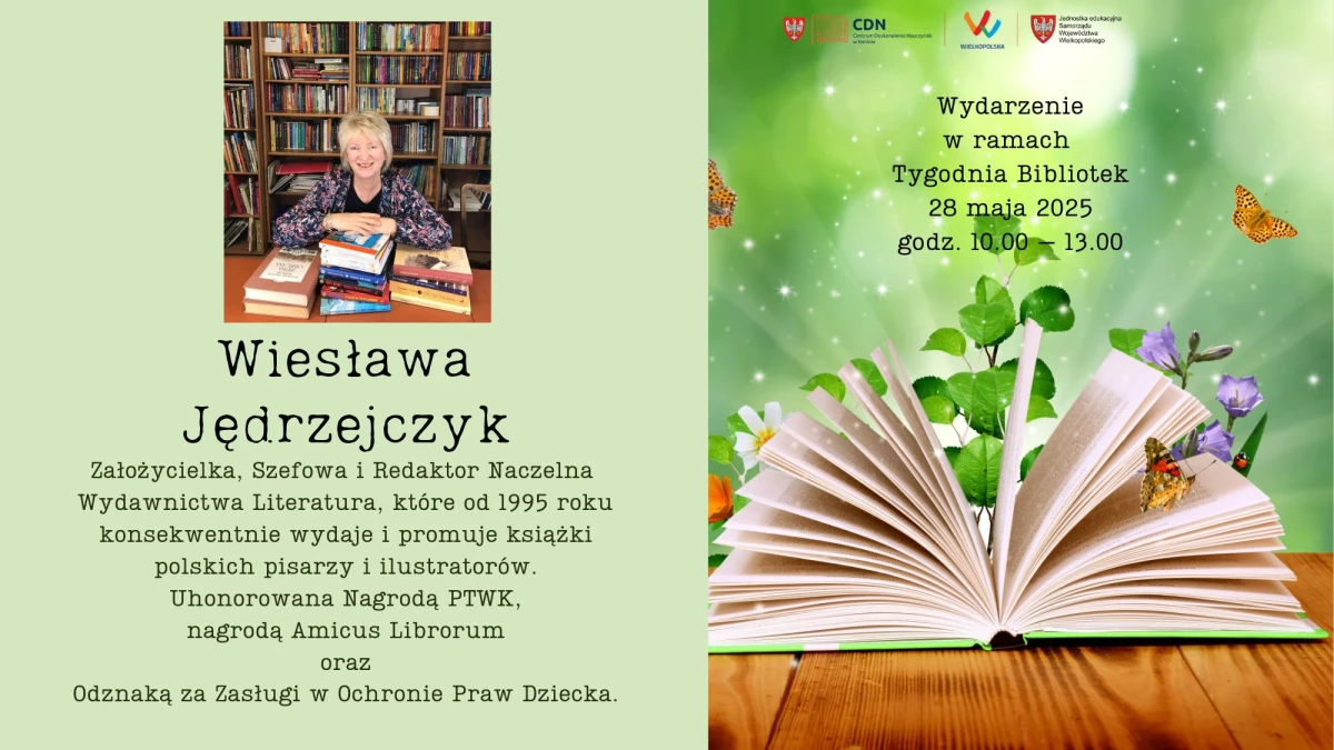 Zaproszenie na Wydarzenie z okazji Tygodnia Bibliotek