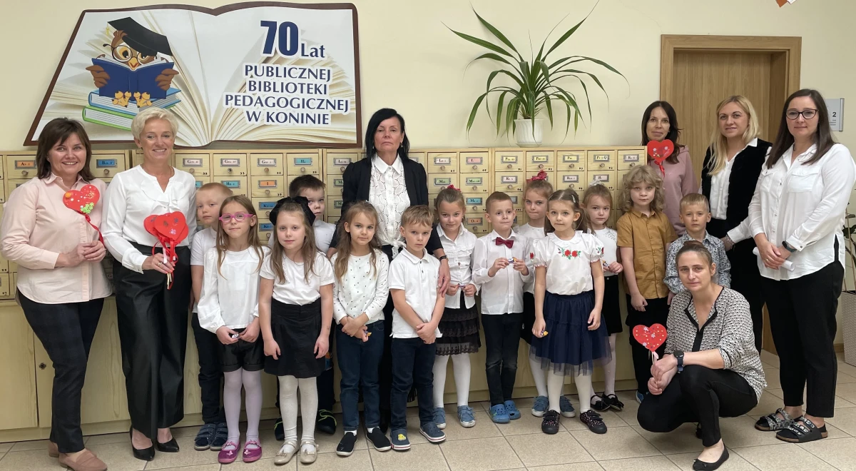 Dzień  Edu­ka­cji Na­ro­do­wej - wizyta dzieci z Przedszkola nr 32 w Koninie