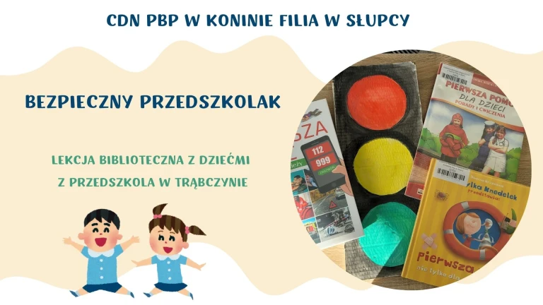 Lekcja biblioteczna Bezpieczny przedszkolak